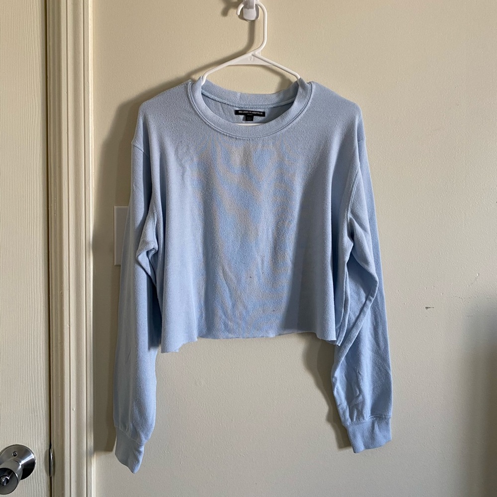 Brandy Melville Blue Sweater Top